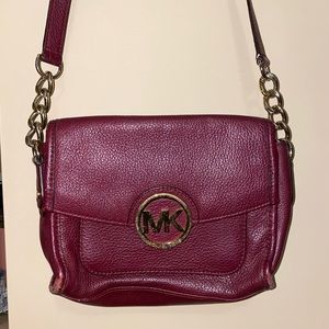 Michael Kors Burgundy purse